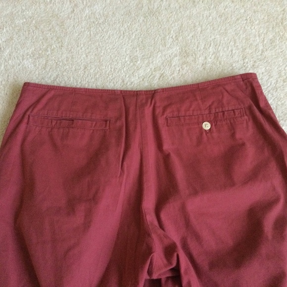 Vintage Y2K American Eagle Red Capri Pants - Sz 4 - Picture 3 of 12